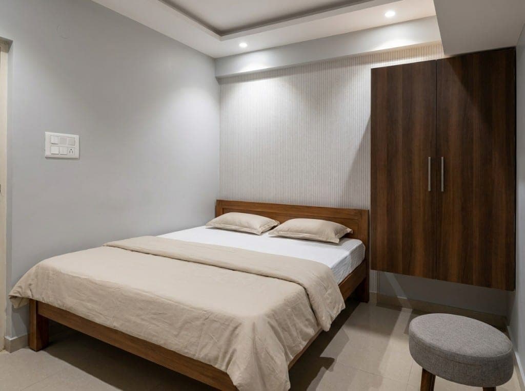 Bedroom — Modern Minimalist Makeover after