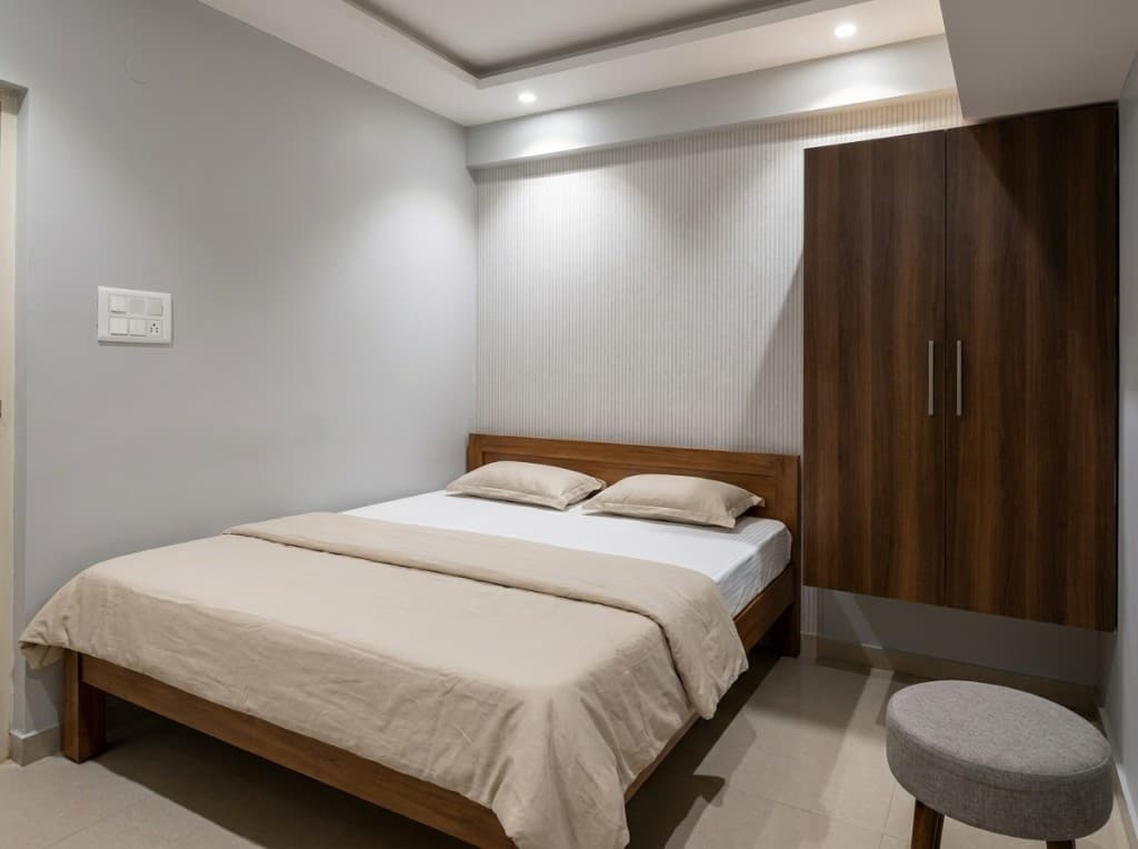 Bedroom — Modern Minimalist Makeover after