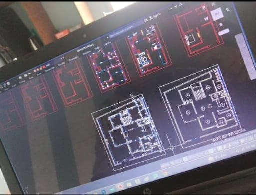 3D architectural planning on site MANKU interior designer